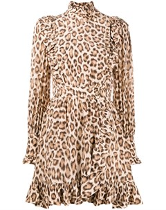 Платье с леопардовым принтом Zimmermann