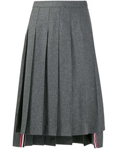 Плиссированная юбка с асимметричным подолом Thom browne