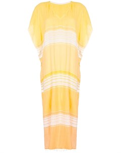 Пляжное платье в полоску с эффектом градиента Lemlem