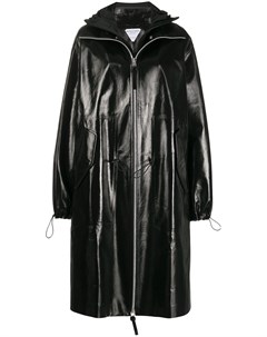 Глянцевое пальто с капюшоном Bottega veneta