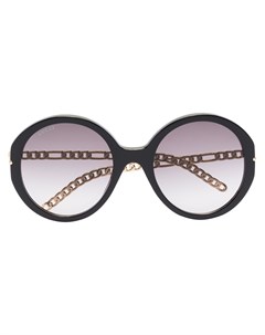 Солнцезащитные очки в массивной оправе с градиентными линзами Gucci eyewear