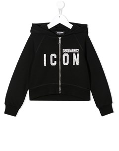 Декорированная куртка Icon на молнии Dsquared2 kids