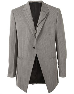 Полосатый пиджак с косой молнией 1017 alyx 9sm