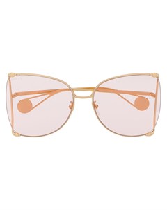 Солнцезащитные очки в фигурной оправе Gucci eyewear