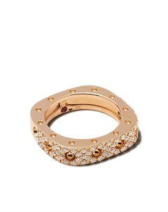Кольцо Pois Moi из розового золота с бриллиантами Roberto coin