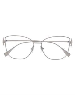 Очки в прямоугольной оправе с логотипом Fendi eyewear