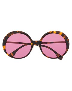Солнцезащитные очки в массивной круглой оправе Fendi eyewear