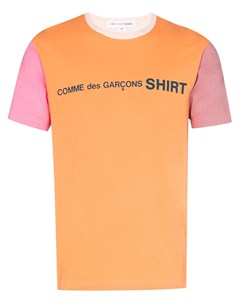 Футболка в стиле колор блок с логотипом Comme des garcons shirt