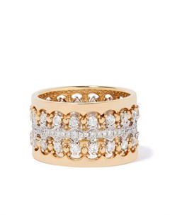 Кольцо Crown из белого и желтого золота с бриллиантами Annoushka