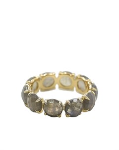 Кольцо из желтого золота с лабрадоритом Bondeye jewelry