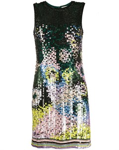 Платье мини с пайетками Emilio pucci