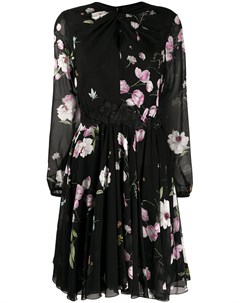 Полупрозрачное платье с цветочным принтом Giambattista valli