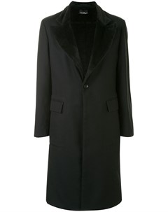 Пальто средней длины с искусственным мехом Comme des garçons pre-owned