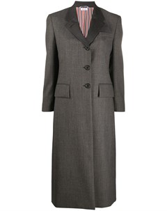 Пальто с широкими лацканами Thom browne