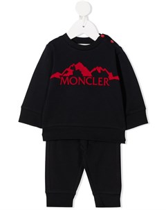 Комплект из толстовки и брюк с логотипом Moncler enfant