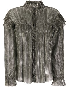 Прозрачная блузка с эффектом металлик Isabel marant étoile