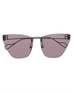 Солнцезащитные очки в безободковой оправе Balenciaga eyewear
