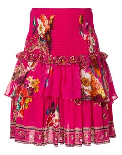 Многослойная юбка с цветочным принтом Camilla