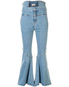 Расклешенные джинсы с завышенной талией Portspure