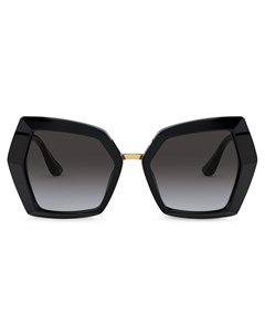 Солнцезащитные очки в массивной оправе с монограммой Dolce & gabbana eyewear