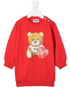 Платье Teddy Bear с принтом Moschino kids