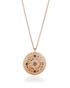 Колье Talisman Large Medal из розового золота с бриллиантами De beers jewellers
