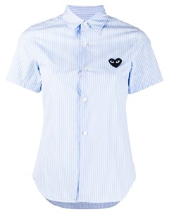 Рубашка с короткими рукавами и логотипом Comme des garçons play