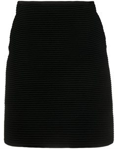 Трикотажная юбка 2000 х годов в рубчик Gianfranco ferré pre-owned