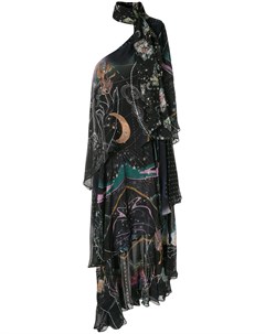 Платье Midnight Moon асимметричного кроя с завязками Camilla