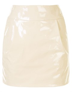 Лакированная мини юбка Alexandre vauthier
