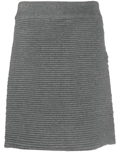 Трикотажная юбка 2000 х годов в рубчик Gianfranco ferré pre-owned