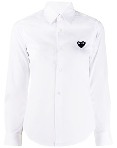 Рубашка с длинными рукавами и логотипом Comme des garçons play