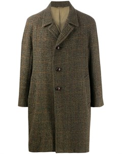 Клетчатое пальто 1980 х годов средней длины A.n.g.e.l.o. vintage cult