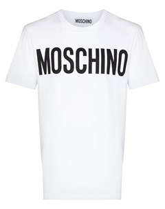 Футболка с короткими рукавами и логотипом Moschino