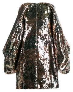 Платье мини с пайетками Halpern