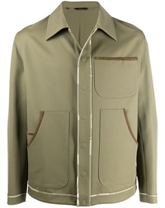 Куртка с контрастной отделкой Fendi