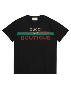 Футболка с принтом Boutique Gucci