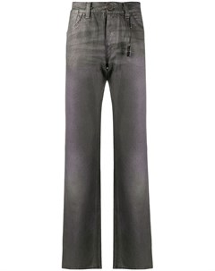 Прямые джинсы 1990 х годов с эффектом металлик Gianfranco ferré pre-owned