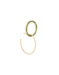 Декорированные серьги кольца Delfina delettrez