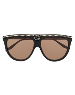 Солнцезащитные очки авиаторы со стразами Gucci eyewear