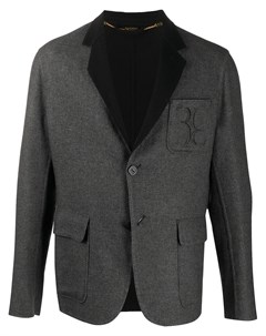 Кашемировый пиджак с вышитым логотипом Billionaire