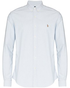 Рубашка в полоску с вышитым логотипом Polo ralph lauren