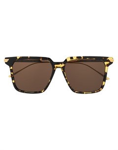 Солнцезащитные очки в массивной квадратной оправе Bottega veneta eyewear