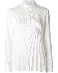 Приталенная рубашка с плиссированной отделкой Maison margiela