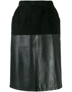 Бархатная юбка 1980 х годов прямого кроя Yves saint laurent pre-owned