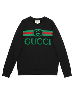 Толстовка с вышитым логотипом Gucci