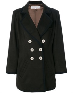 Двубортное пальто Yves saint laurent pre-owned