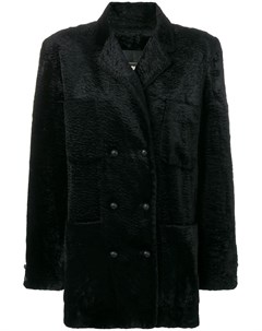 Фактурное пальто Fendi pre-owned