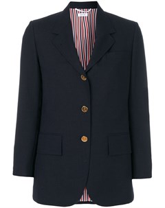 Однобортный пиджак с широкими лацканами Thom browne