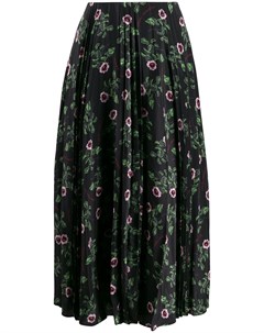 Плиссированная юбка с цветочным принтом Valentino